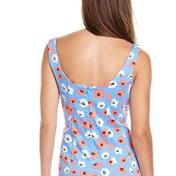ANNE KLEIN Women's Aster A-Line Dress 16 Blue Lily Combo Sleeveless Lined NWT - Picture 4 of 11